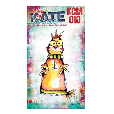 PaperArtsy Rubber Stamp - Kate Crane Mini 010 - KCM010