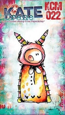 PaperArtsy Rubber Stamp - Kate Crane Mini 022 - KCM022
