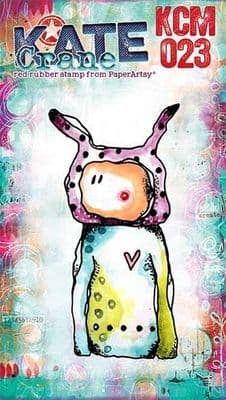 PaperArtsy Rubber Stamp - Kate Crane Mini 023 - KCM023