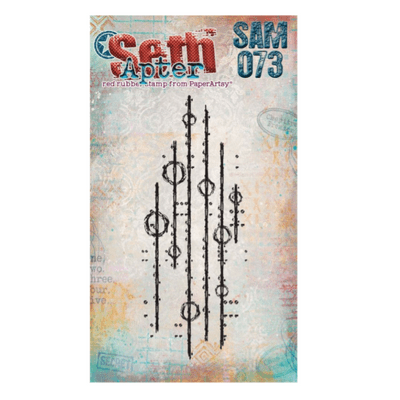 PaperArtsy Rubber Stamp {Seth Apter} Mini 073 - SAM 073 was EM161