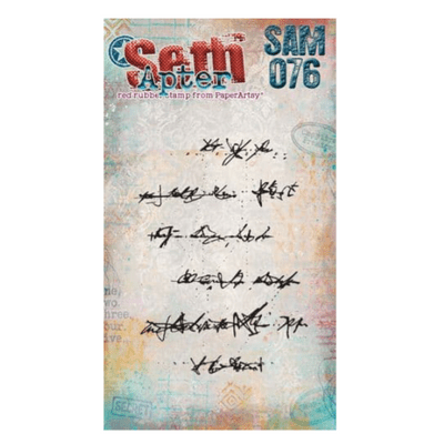 PaperArtsy Rubber Stamp {Seth Apter} Mini 076 - SAM076 was EM164