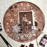 PaperArtsy Stencil - E³ {EMW} Mags Woodcock 507 - PS507