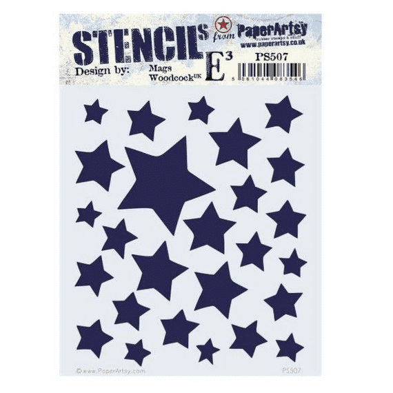 PaperArtsy Stencil - E³ {EMW} Mags Woodcock 507 - PS507