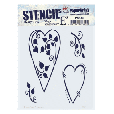PaperArtsy Stencil - E³ {EMW} Mags Woodcock 515 - PS515