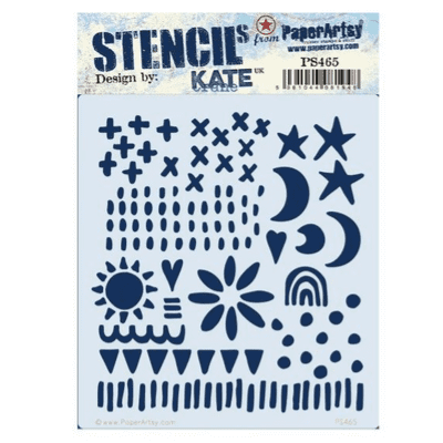 PaperArtsy Stencil - Kate Crane 465 - PS465