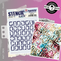 PaperArtsy Stencil - Kate Crane 509 - PS509
