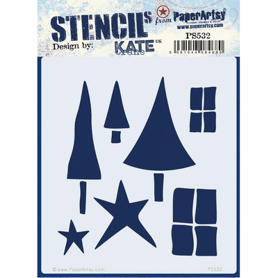 PaperArtsy Stencil - Kate Crane 532 - PS532
