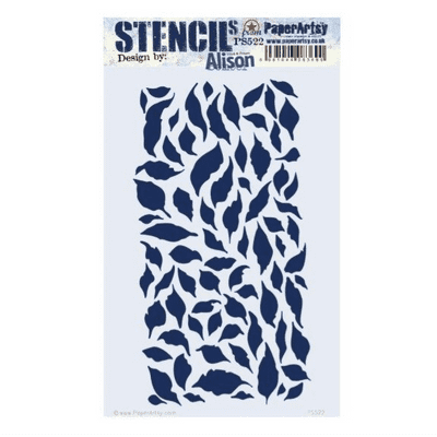 PaperArtsy Stencil Large - {AB} 522 - PS522 Alison Bomber