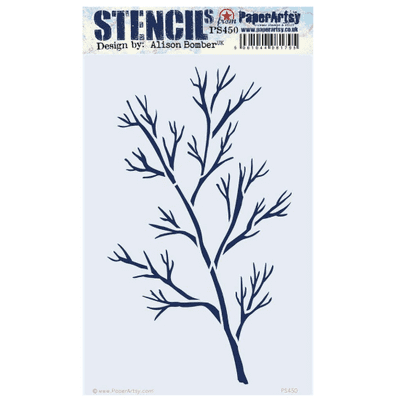 PaperArtsy Stencil Large - {EAB} 450 - PS450 Alison Bomber