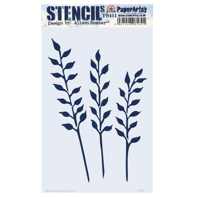 PaperArtsy Stencil Large - {EAB} 451 - PS451 Alison Bomber
