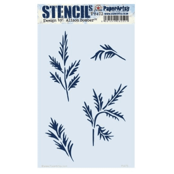 PaperArtsy Stencil Large - {EAB} 473 - PS473 Alison Bomber