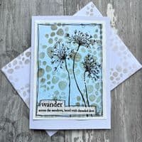 PaperArtsy Stencil Large - {EAB} 486 - PS486 Alison Bomber