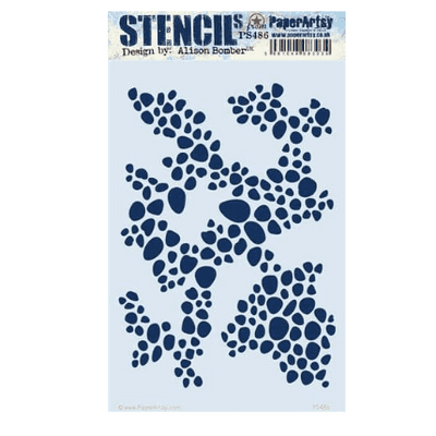 PaperArtsy Stencil Large - {EAB} 486 - PS486 Alison Bomber