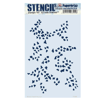 PaperArtsy Stencil Large - {EAB} 488 - PS488 Alison Bomber
