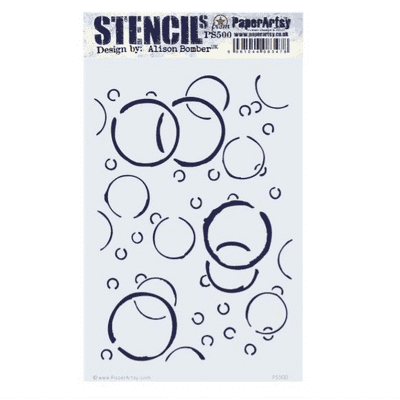 PaperArtsy Stencil Large - {EAB} 500 - PS500 Alison Bomber