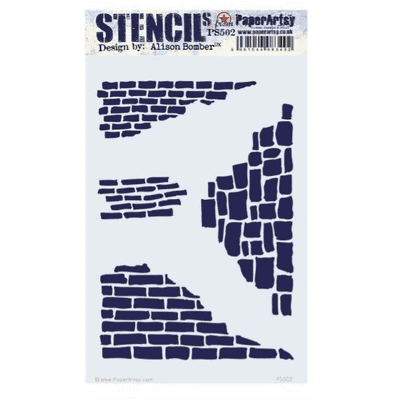PaperArtsy Stencil Large - {EAB} 502 - PS502 Alison Bomber