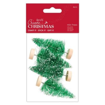 Papermania Create Christmas Mini Trees Snow Tipped