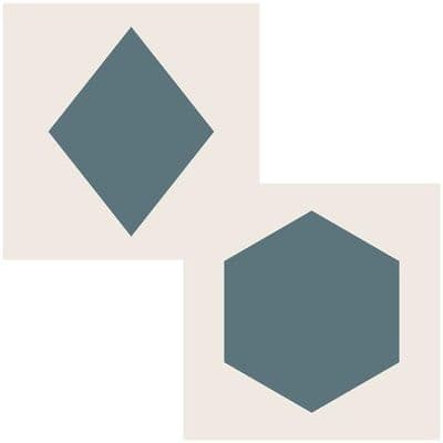 Phill Martin Sentimentally Yours Aperture Stencil - Hexagon and Diamond