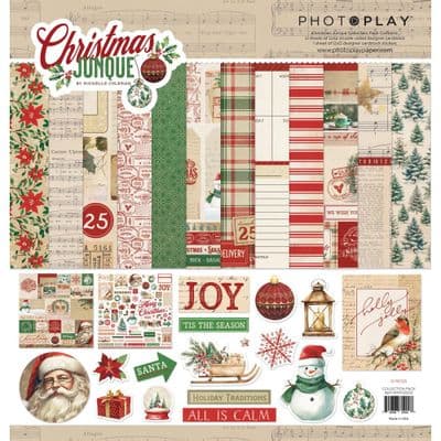 PhotoPlay 12x12 Collection Kit - Christmas Junque