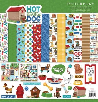 PhotoPlay 12x12 Collection Kit - Hot Diggity Dog