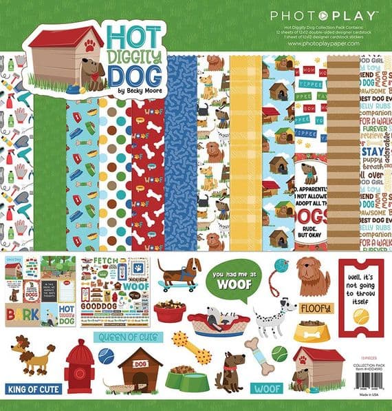 PhotoPlay 12x12 Collection Kit - Hot Diggity Dog