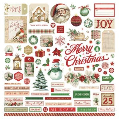 PhotoPlay 12x12 Stickers - Christmas Junque