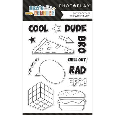 PhotoPlay Clear Stamp Set - Bro's Amazing