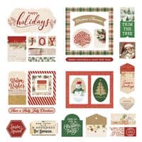 PhotoPlay Die Cut Cardstock Ephemera - Christmas Junque