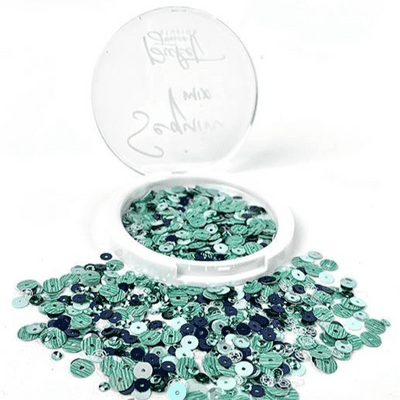 Picket Fence Studios Sequin Mix - Aqua Seas