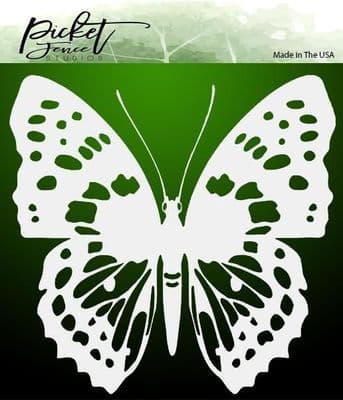 Picket Fence Studios Stencil 6x6 - Wander Butterfly