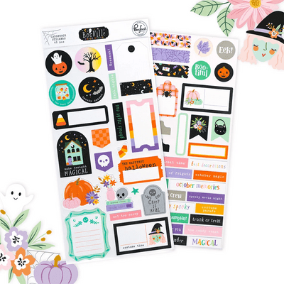 Pinkfresh Studio Cardstock Stickers by Paige Evans - BooVille