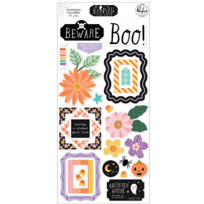 Pinkfresh Studio Chipboard Stickers by Paige Evans - BooVille