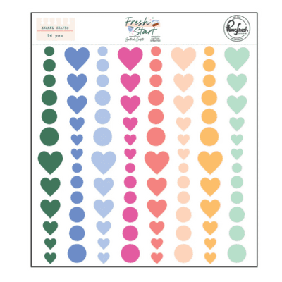 Pinkfresh Studio Enamel Shapes by Kaitlin Sheaffer - Fresh Start