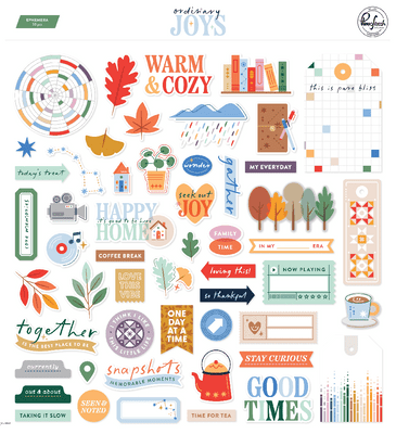 Pinkfresh Studio Ephemera by Geralyn Sy - Ordinary Joys