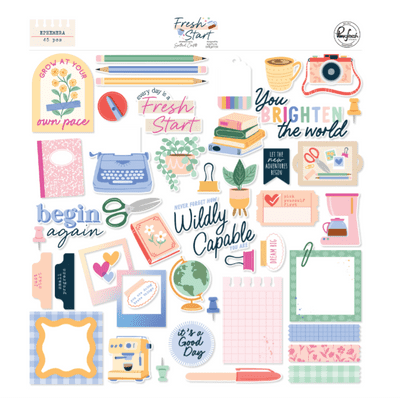 Pinkfresh Studio Ephemera by Kaitlin Sheaffer - Fresh Start