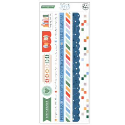 Pinkfresh Studio Fabric Border Stickers by Geralyn Sy - Ordinary Joys