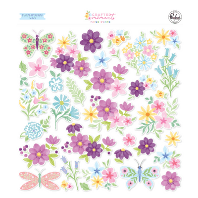 Pinkfresh Studio Floral Ephemera by Paige Evans - Crafted Moments