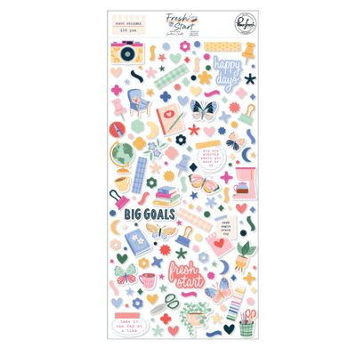 Pinkfresh Studio Puffy Stickers by Kaitlin Sheaffer - Fresh Start