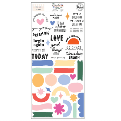 Pinkfresh Studio Rub-Ons by Kaitlin Sheaffer - Fresh Start