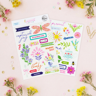Pinkfresh Studio Rub-Ons by Paige Evans - Crafted Moments
