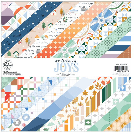 Pinkfresh Studios 12x12 Paper Collection Pack by Geralyn Sy - Ordinary Joys