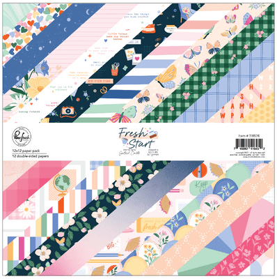 Pinkfresh Studios 12x12 Paper Collection Pack by Kaitlin Sheaffer - Fresh Start