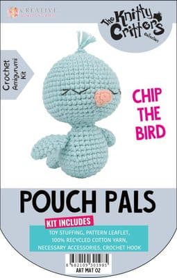 Pouch Pals Crochet Kit - Chip the Bird