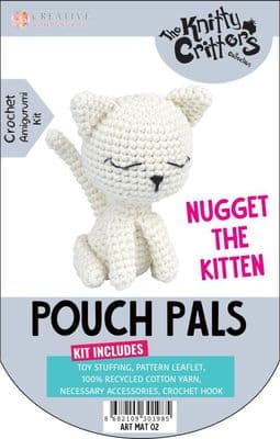 Pouch Pals Crochet Kit - Nugget the Kitten