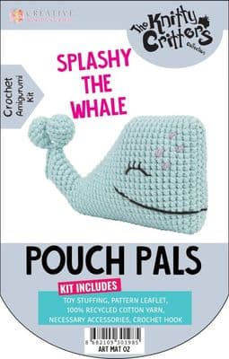 Pouch Pals Crochet Kit - Splashy the Whale