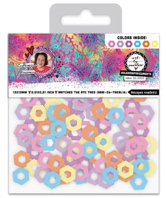 PRE-ORDER Studio Light Art by Marlene - Hole Reinforcements - Hexagon Confetti nr.02