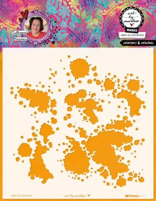 PRE-ORDER Studio Light Art By Marlene Mask - nr.404 Splatters and Splashes
