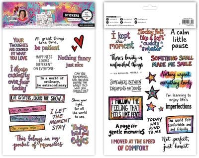 PRE-ORDER Studio Light Art By Marlene Sticker sheets - Just Some Quotes nr.85