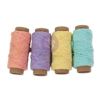 Prima Among the Wildflowers Yarn Spools - 4 Pack