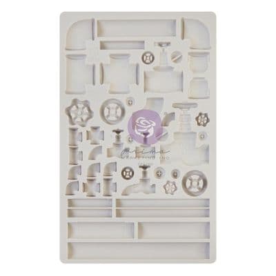 Prima Finnabair Decor Moulds - Rusty Pipeline